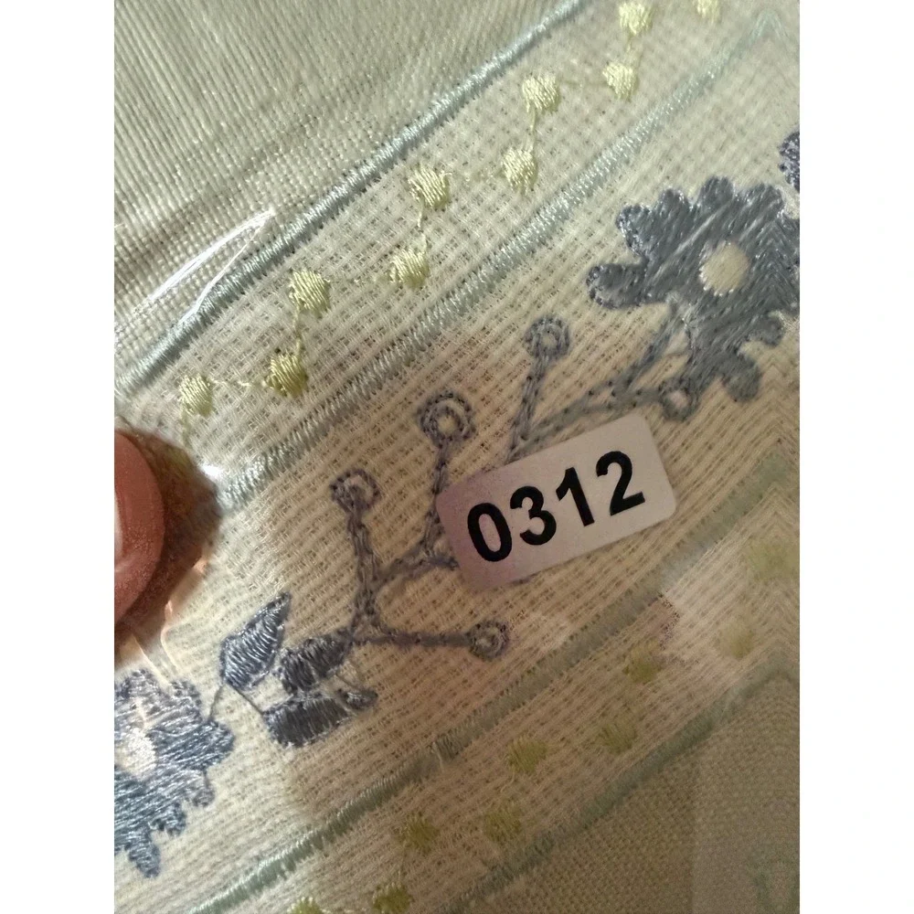 Sigrid Olsen Embroidered Linen A-Line Skirt Size 6 Boho Cottagecore‎